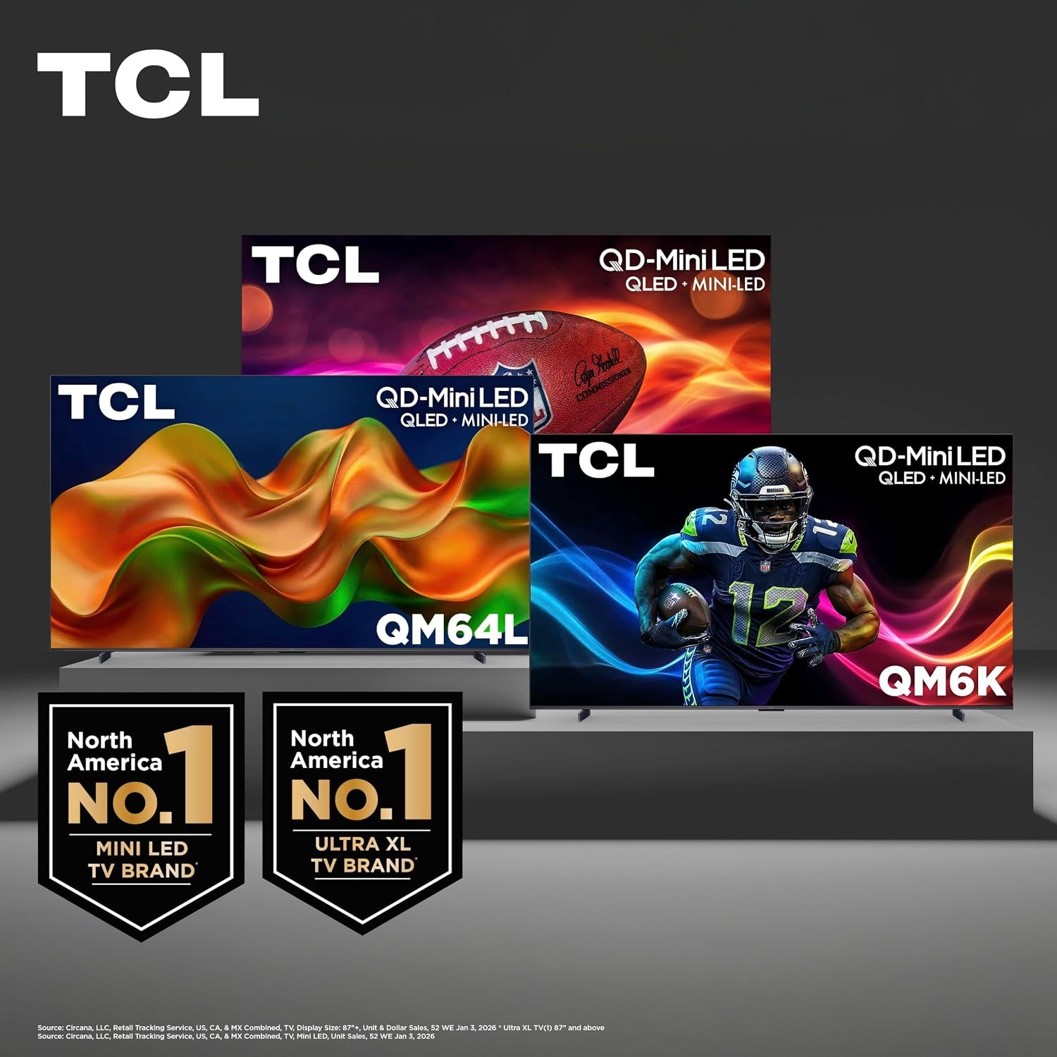 75-Inch QM64L Series | Mini LED QLED 4K HDR Gaming TV for Sports & Movies | 75QM64L, 2026 | 144Hz VRR, Dolby Vision Atmos, Alexa+ Voice Remote, Amazon Exclusive Smart Fire TV