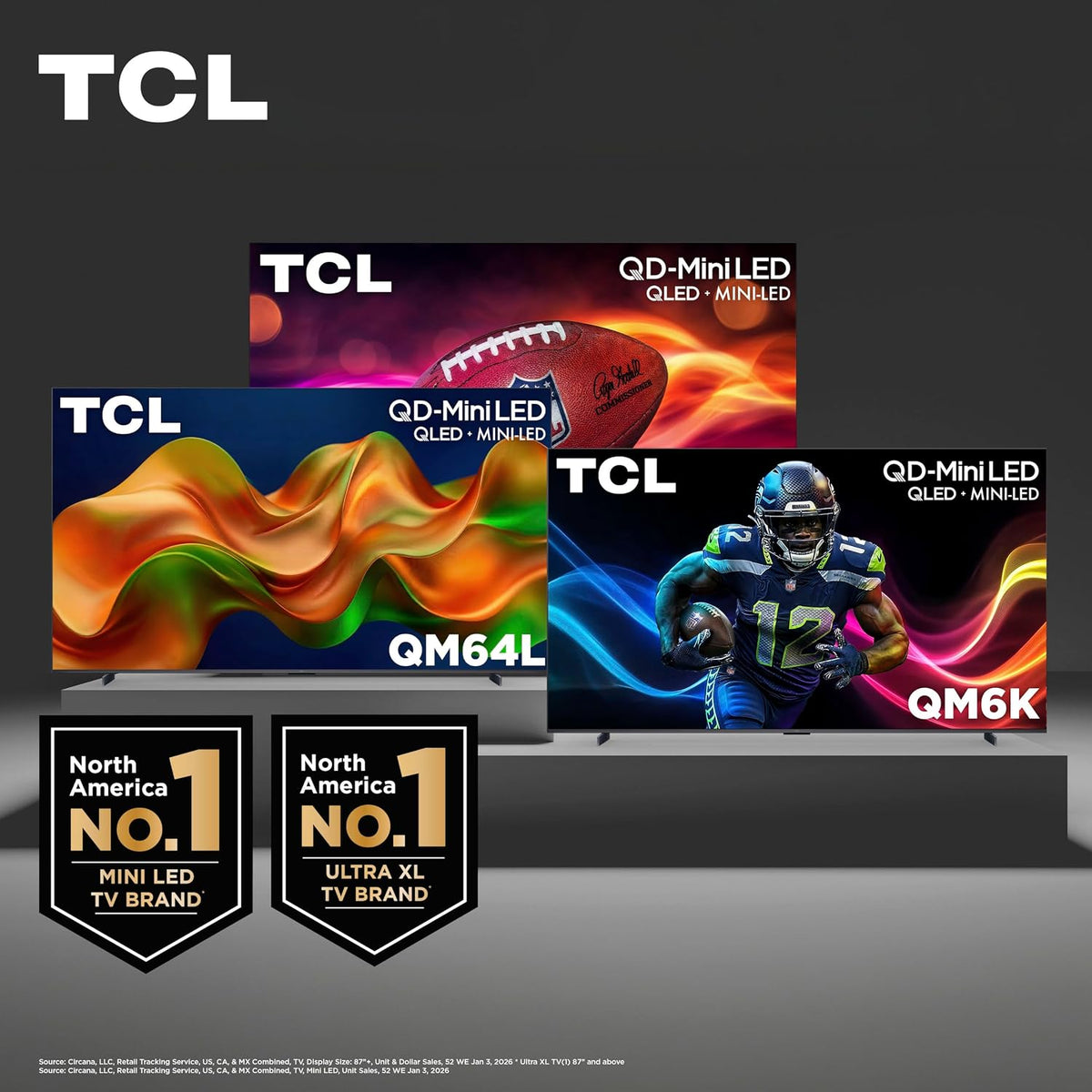 50 Inch Class QM6K Series | Mini LED QLED 4K HDR | 50QM6K, Latest Model | 120HZ-144HZ High Brightness Smart Google TV Dolby Atmos Onkyo Audio | Voice Remote Alexa Gaming Streaming Television
