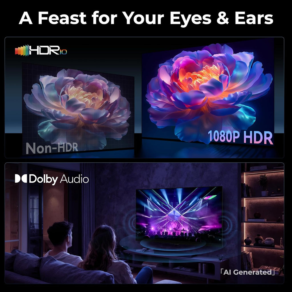 40 Inch Smart TV 1080P Full HD Powered by Tizen OS Dolby Audio
