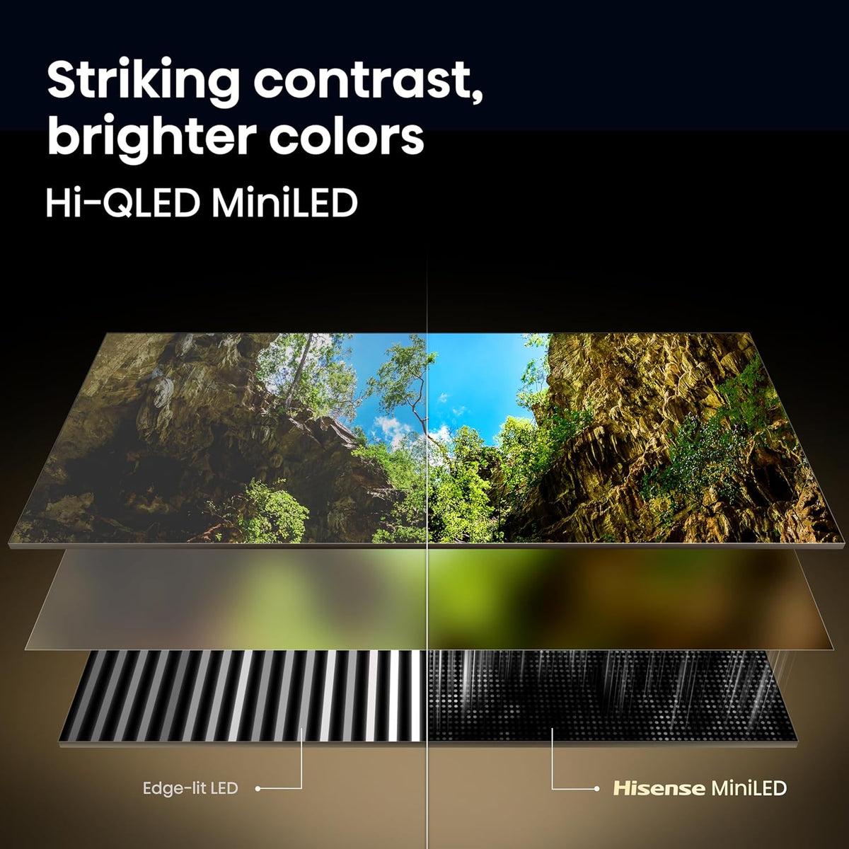 85" E7 Cinema Series Hi-Qled Mini-Led 4K UHD Smart Fire TV (85E7SF, 2026 NEW) - Native 144Hz, AI Picture, Dolby Vision IQ · Atmos, FALD, HDR10+ Adaptive, MEMC, Alexa+