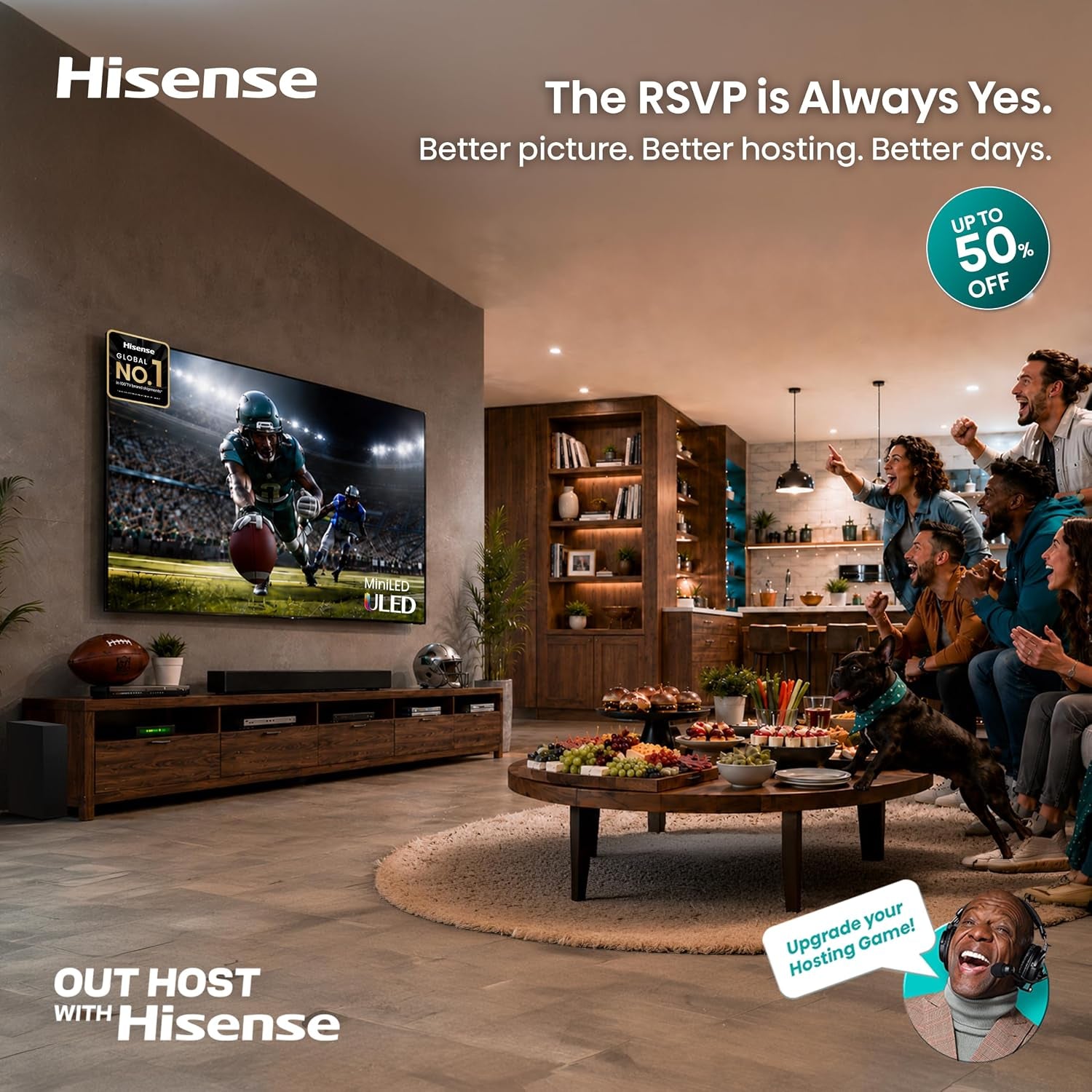 55" U6 Pro Series Mini‑Led ULED 4K UHD HDR Gaming AI Smart Fire TV (55U6SF Pro, 2026 New) – Hi-Qled, Native 144Hz, Motion Rate 480, Dolby Vision IQ,· Atmos, HDR10+, Glare-Free, Alexa+