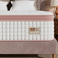 Extra Firm Queen Mattress 14 Inch, Luxury Hybrid Mattress in a Box for Deep Sleep & Lumbar Support, Certipur-Us & Zero Fiberglass, 365-Night Trial