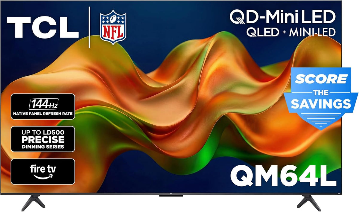 75-Inch QM64L Series | Mini LED QLED 4K HDR Gaming TV for Sports & Movies | 75QM64L, 2026 | 144Hz VRR, Dolby Vision Atmos, Alexa+ Voice Remote, Amazon Exclusive Smart Fire TV