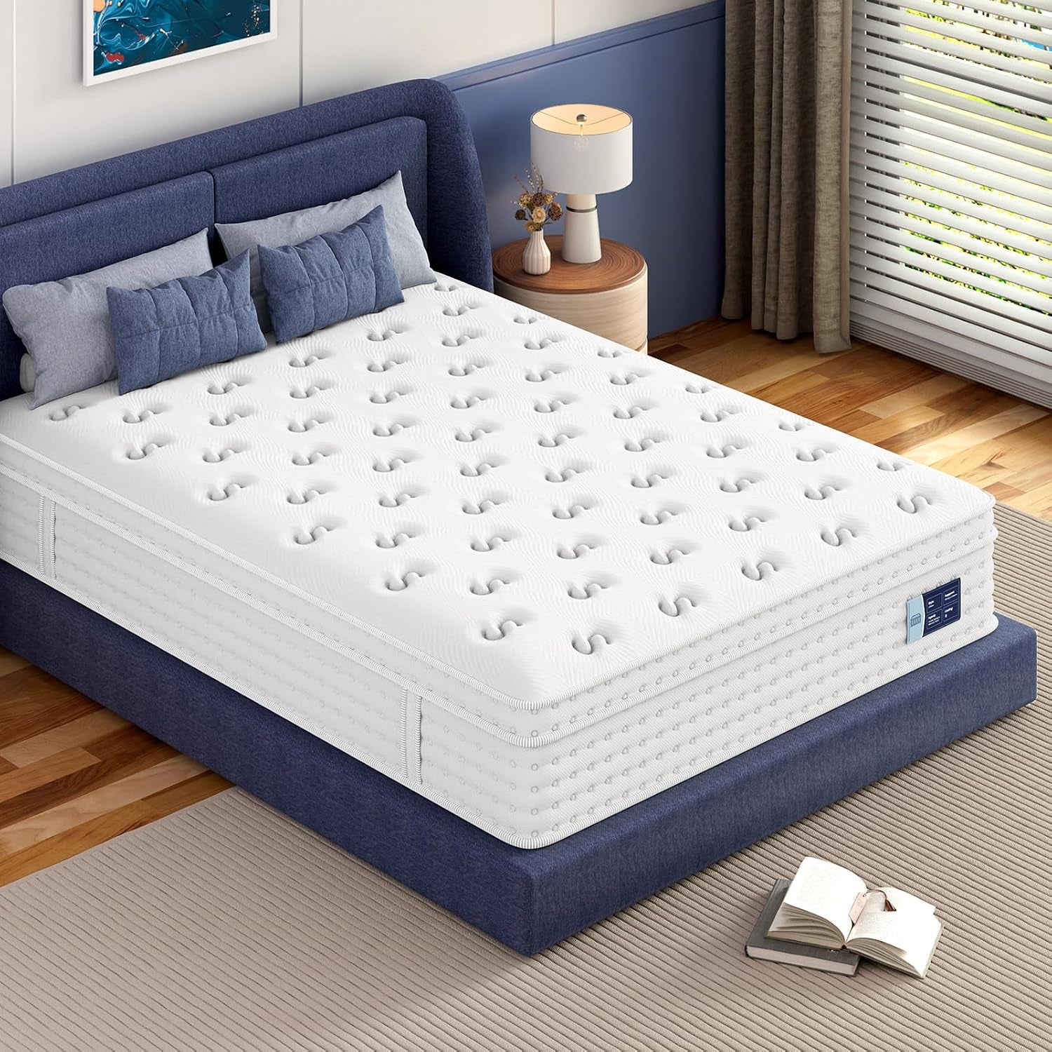14 Inch Firm King Hybrid Mattress in a Box, 365-Night Trial