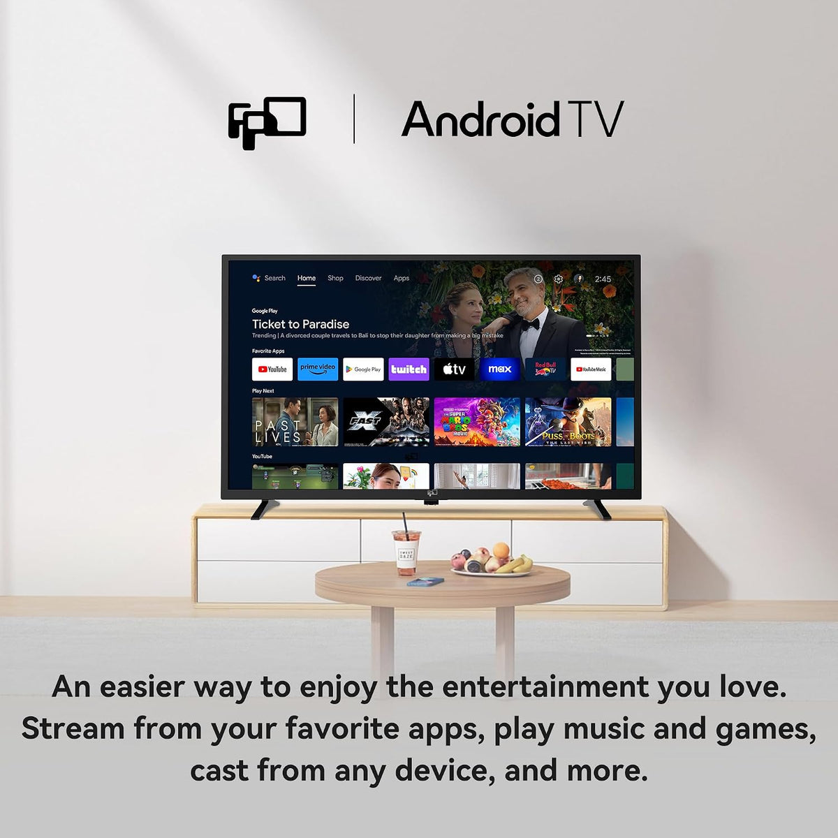 43 Inch 1080P Full HD Smart Android TV Ultra Thin LED Television
