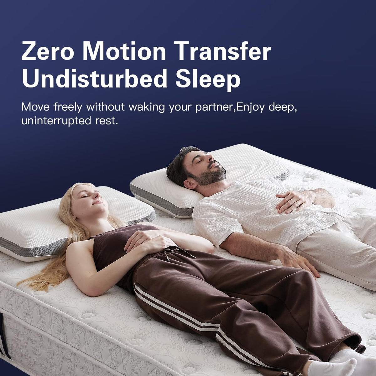 King Size Mattress 14 Inch Medium Plush Hybrid Mattress in a Box
