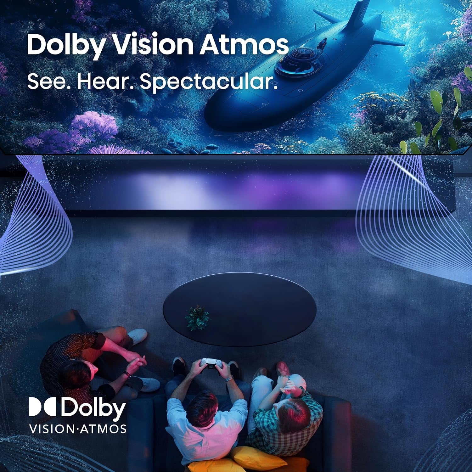 43" E6 Cinema Series Hi-Qled 4K UHD Smart Fire TV (43E6QF) - AI Light Sensor, Dolby Vision · Atmos, Voice Remote with Alexa, Motion Rate 120, HDR 10+ Adaptive, Game Mode Plus