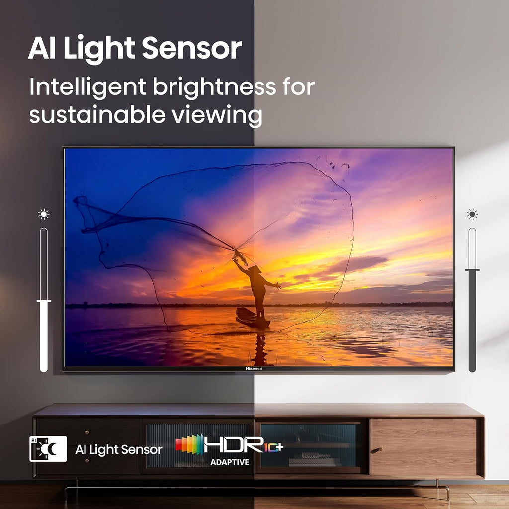 43" E6 Cinema Series Hi-Qled 4K UHD Smart Fire TV (43E6QF) - AI Light Sensor, Dolby Vision · Atmos, Voice Remote with Alexa, Motion Rate 120, HDR 10+ Adaptive, Game Mode Plus
