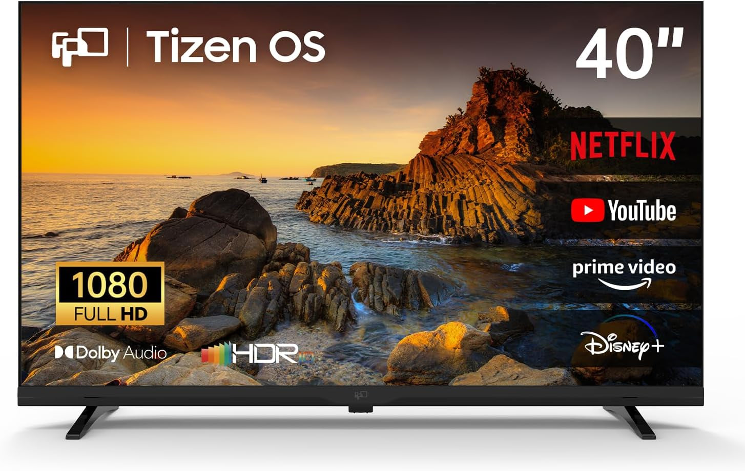 40 Inch Smart TV 1080P Full HD Powered by Tizen OS Dolby Audio