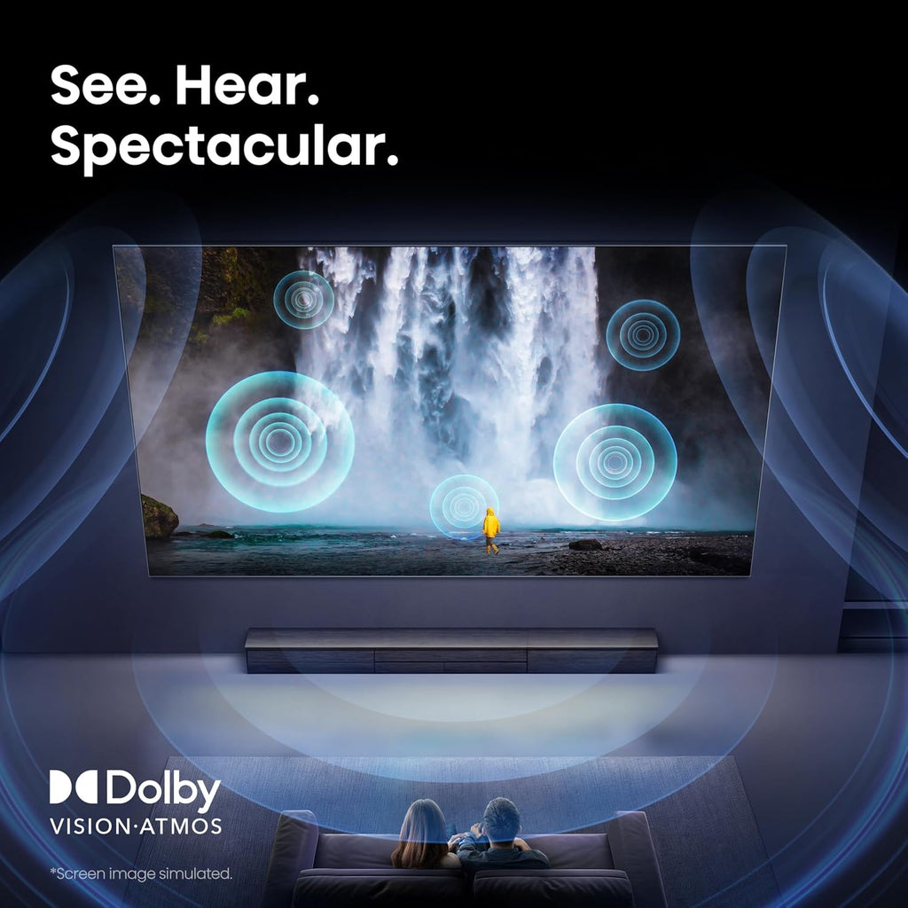 85" E7 Cinema Series Hi-Qled Mini-Led 4K UHD Smart Fire TV (85E7SF, 2026 NEW) - Native 144Hz, AI Picture, Dolby Vision IQ · Atmos, FALD, HDR10+ Adaptive, MEMC, Alexa+