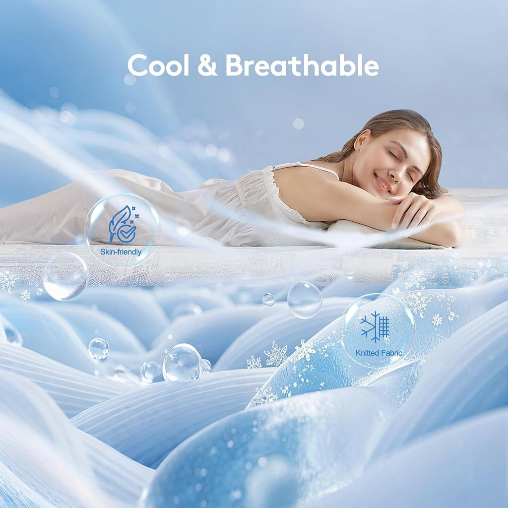 Hybrid Mattress Queen,14”Pocket Spring Gel Memory Foam Mattress