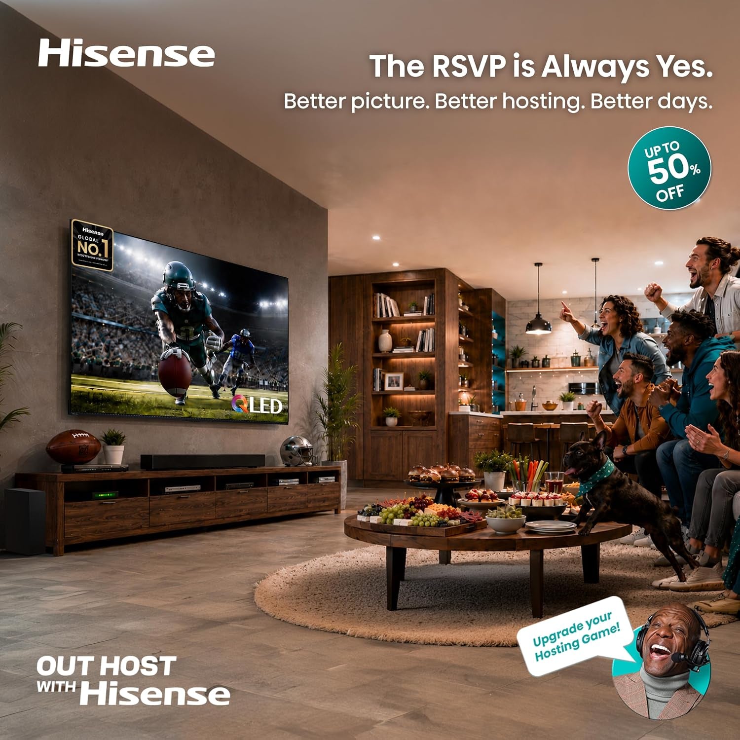 43" E6 Cinema Series Hi-Qled 4K UHD Smart Fire TV (43E6QF) - AI Light Sensor, Dolby Vision · Atmos, Voice Remote with Alexa, Motion Rate 120, HDR 10+ Adaptive, Game Mode Plus