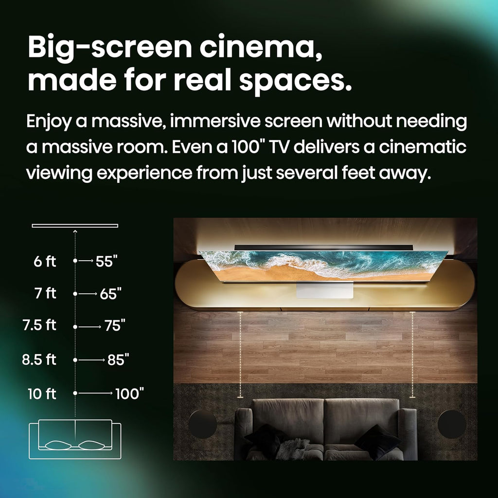 55" U6 Pro Series Mini‑Led ULED 4K UHD HDR Gaming AI Smart Fire TV (55U6SF Pro, 2026 New) – Hi-Qled, Native 144Hz, Motion Rate 480, Dolby Vision IQ,· Atmos, HDR10+, Glare-Free, Alexa+