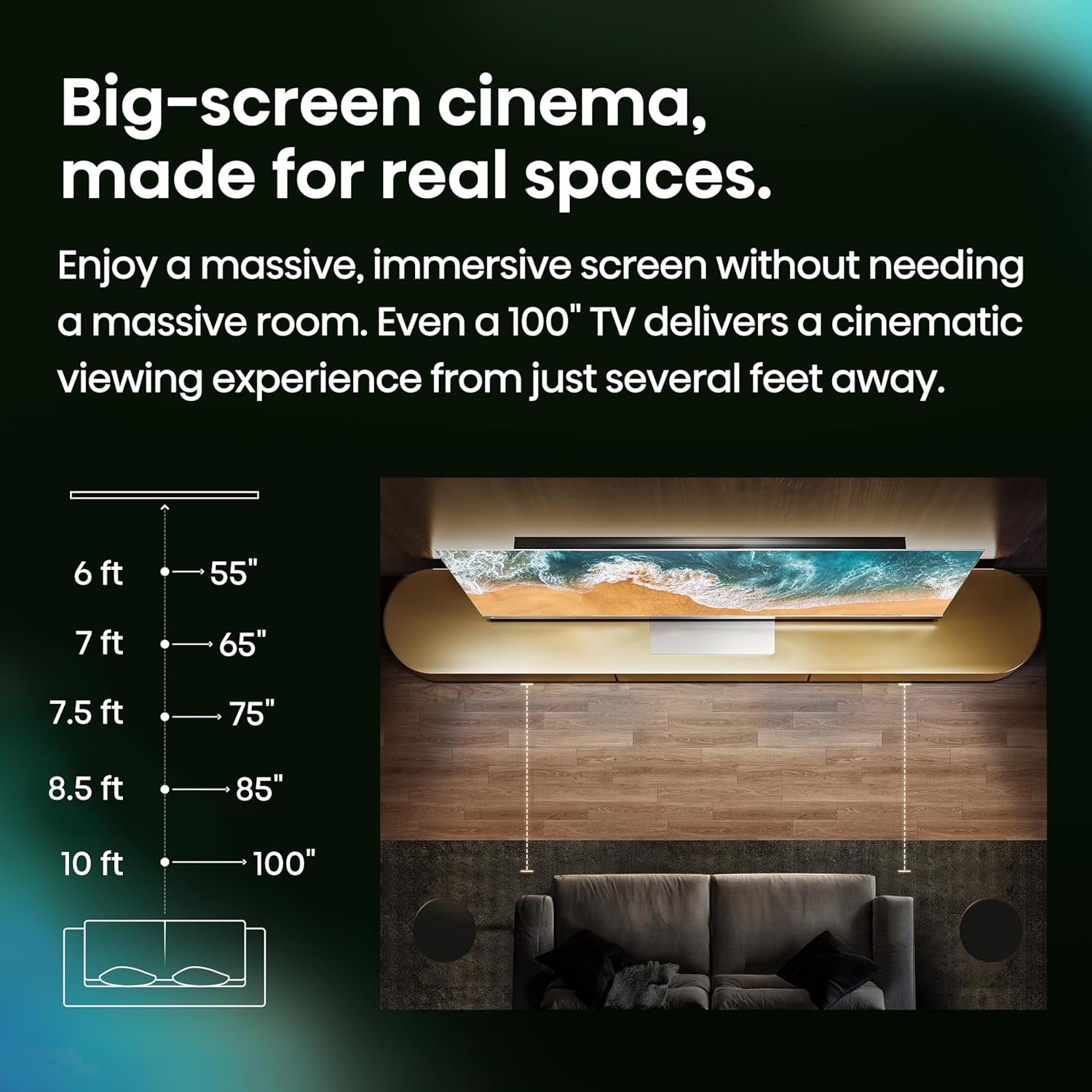 55" U6 Pro Series Mini‑Led ULED 4K UHD HDR Gaming AI Smart Fire TV (55U6SF Pro, 2026 New) – Hi-Qled, Native 144Hz, Motion Rate 480, Dolby Vision IQ,· Atmos, HDR10+, Glare-Free, Alexa+