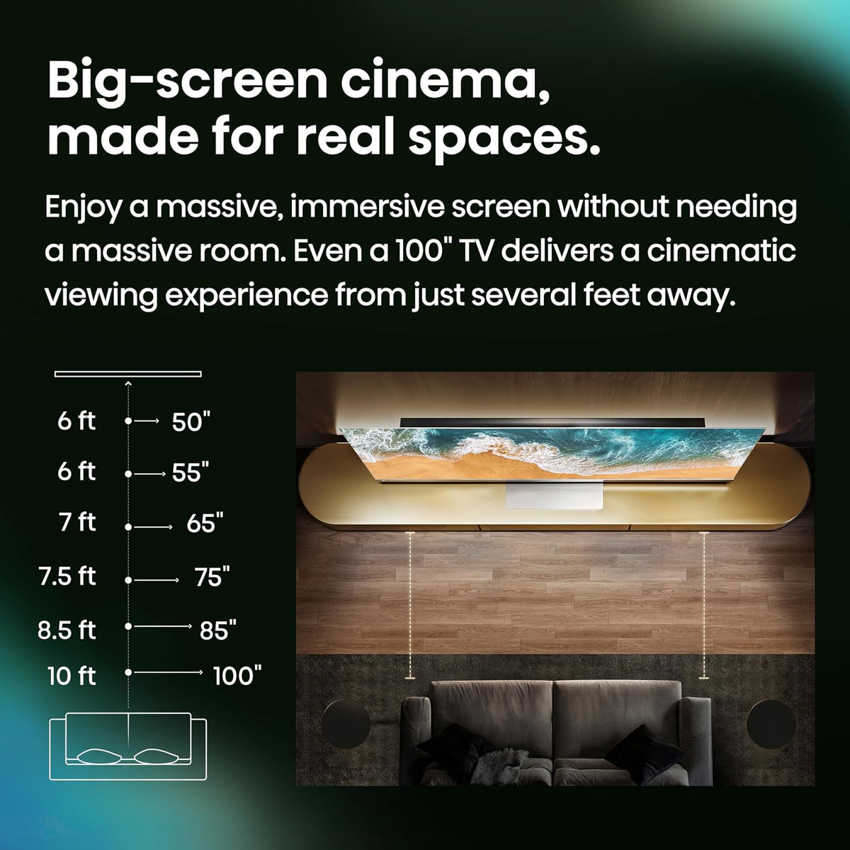 85" E7 Cinema Series Hi-Qled Mini-Led 4K UHD Smart Fire TV (85E7SF, 2026 NEW) - Native 144Hz, AI Picture, Dolby Vision IQ · Atmos, FALD, HDR10+ Adaptive, MEMC, Alexa+