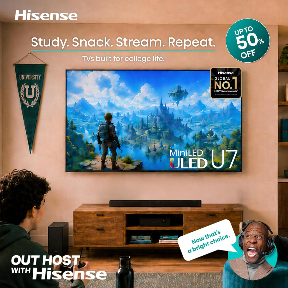 40-Inch Class QD4 Series Hi-Qled FHD Smart Fire TV (40QD4QF) - Quantum Dot Color, DTS Virtual: X, Alexa Built In, Slim Bezel Design