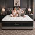 Queen 14 Inch Hybrid Mattress in a Box, Medium Firm for Side Sleepers