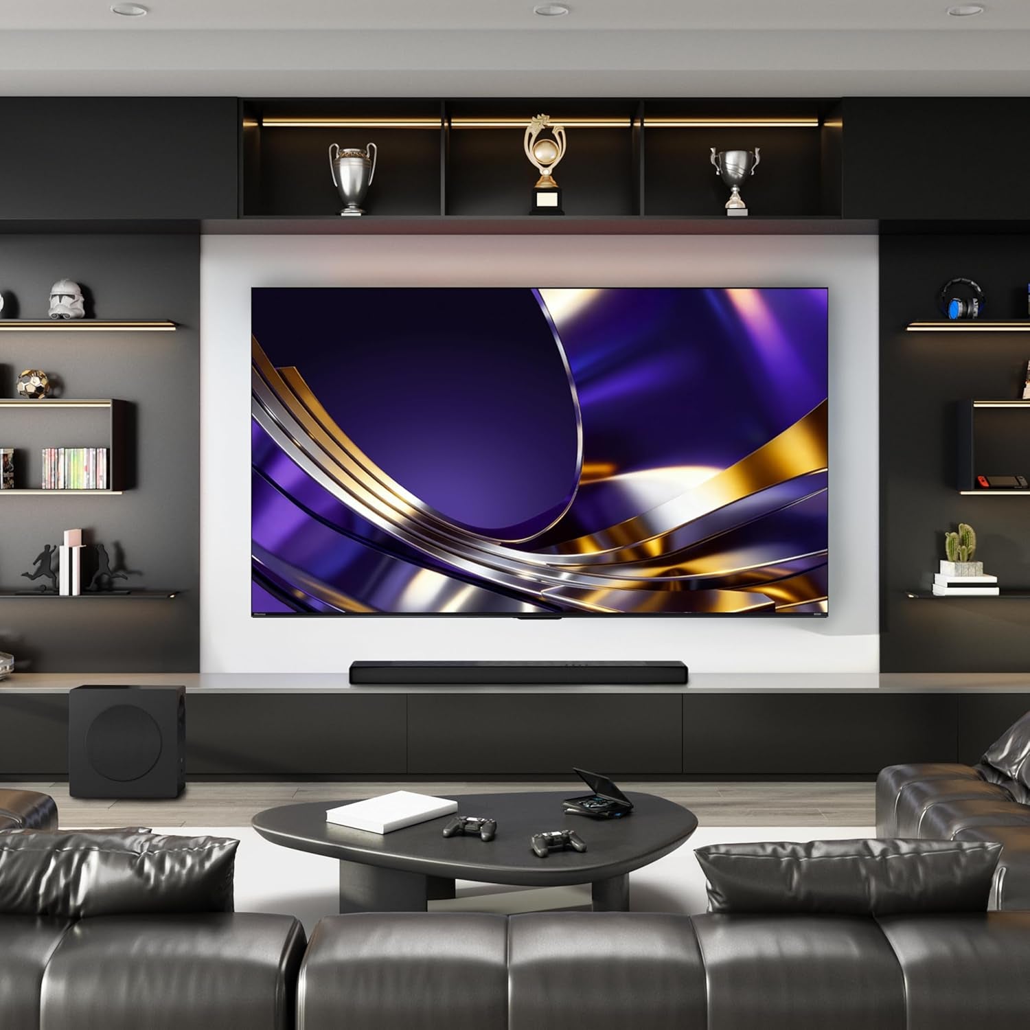 65" U7 Mini-Led ULED 4K UHD Best Premium Gaming Smart Google TV (65U7SG, 2026 NEW) - Hi-Qled, Native 165Hz, VRR 330, HDR10+, Dolby Vision IQ · Atmos, IMAX Enhanced, Anti-Reflection, 2.1.2 Ch