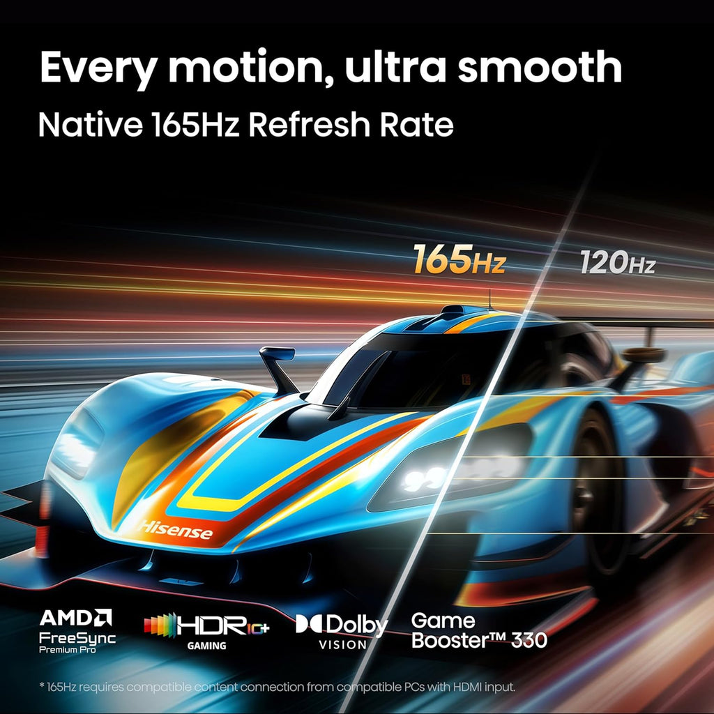 65" U7 Mini-Led ULED 4K UHD Best Premium Gaming Smart Google TV (65U7SG, 2026 NEW) - Hi-Qled, Native 165Hz, VRR 330, HDR10+, Dolby Vision IQ · Atmos, IMAX Enhanced, Anti-Reflection, 2.1.2 Ch
