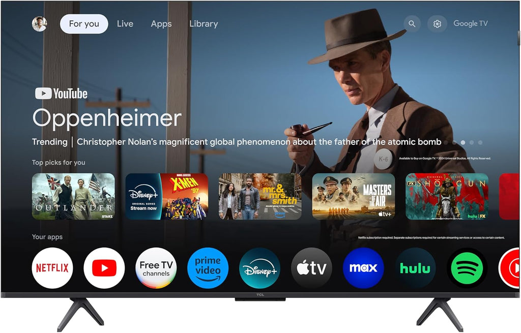 50 Inch Class QM6K Series | Mini LED QLED 4K HDR | 50QM6K, Latest Model | 120HZ-144HZ High Brightness Smart Google TV Dolby Atmos Onkyo Audio | Voice Remote Alexa Gaming Streaming Television