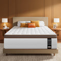 Extra Firm Mattress Queen - 14 Inch Hybrid Mattress for Back Lumbar Pain Relief - Low Motion Transfer & Individually Pocketed Springs, Certipur-Us, 365 Nights Trial