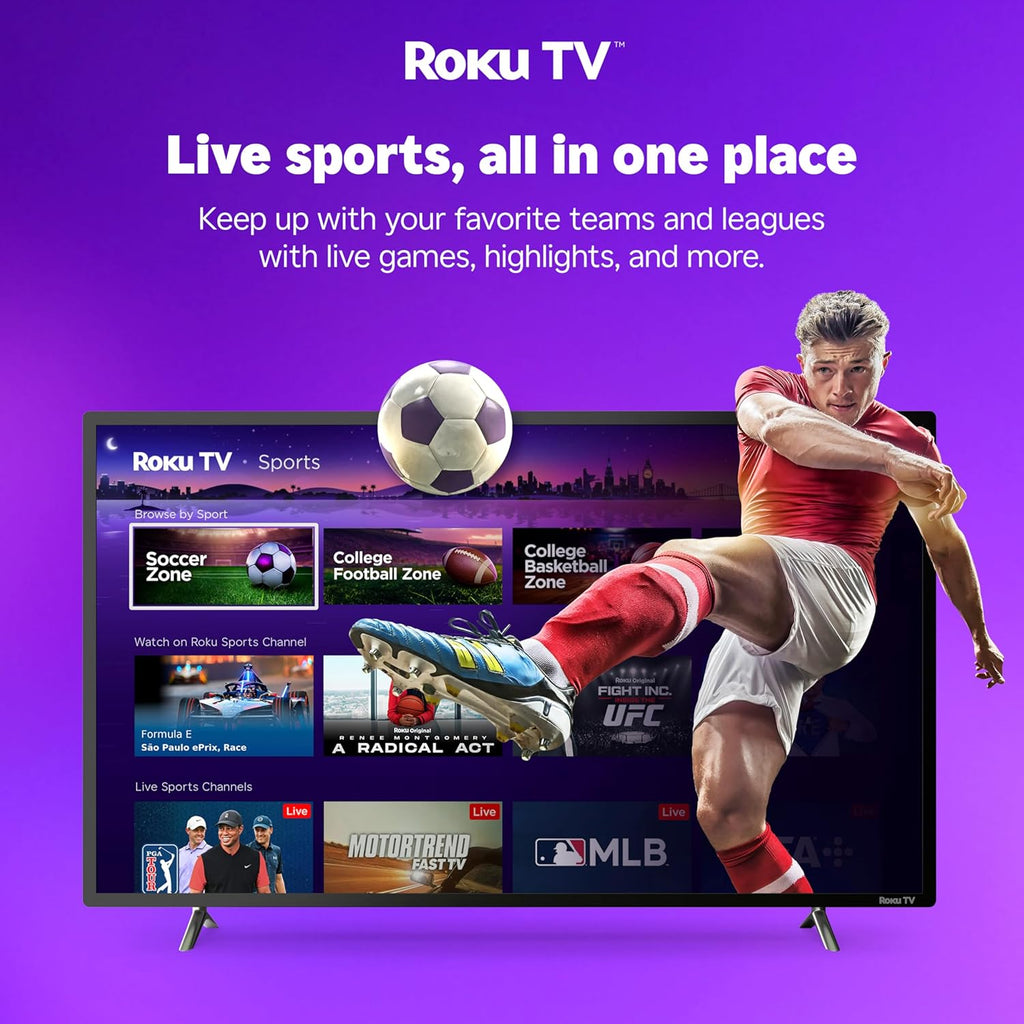40-Inch Class QD4SR Series Hi-Qled FHD Smart Roku TV (40QD4SR, 2026 Model) – Hi-Qled Color, Dolby Audio, Compatible with Alexa, Full Array LED, Slim Bezel Design