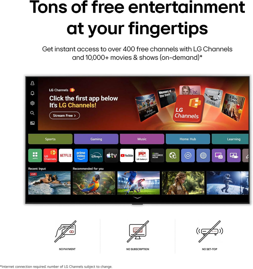 LG Amazon Exclusive 43-Inch Class QNED AI 4K QNED73B Series Mini LED Smart TV W/Sound Pro, HDR10, Super Upscaling, Filmmaker Mode, Wow Orchestra, Compatible with Alexa, 43QNED73BUA, 2026
