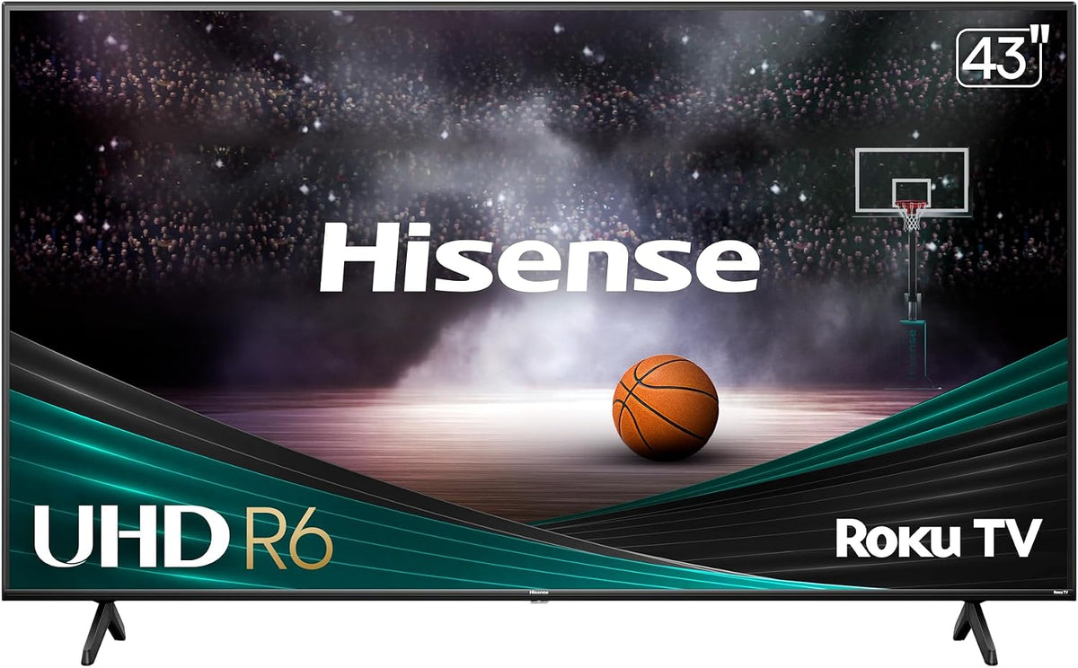 43-Inch Class R6 Series 4K UHD Smart Roku TV with Alexa Compatibility, Dolby Vision HDR, DTS Studio Sound, Game Mode (43R6G)